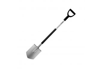 Asa lapsta metala spals, D-veida formas plastmasas rokturis, 122cm (80B003)