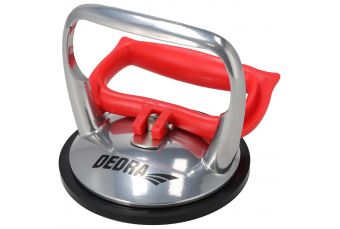 DEDRA DED06P11 одинарная присоска для стекла 123мм, макс 50кг, алюминий (DED06P11)