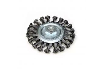 DEDRA F39-115 стальная колесная щетка, 115 мм, M14, витая проволока (F39-115)