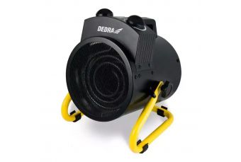 Электрический нагреватель 5 кВт, 400 В, круглый, черный DEDRA DED9932B (DED9932B)