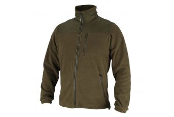 Fleece jacket with inserts, 280g/m2, size XL, green color (BH6PA-XL)