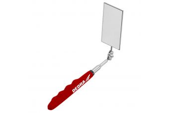 Зеркало смотровое 50x90мм, телескопическое.295-750мм, квадратное (06F802)