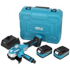 Набор инструментов в коробке DEDRA SAS+ALL, бесщёточная угловая шлифовальная машина, два аккумулятора 4 Ач, зарядное устройство (DED7030A10)