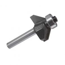 DEDRA 07F101A Фреза для снятия фаски 45 градусов, с подшипником, T6, D26,6 H9,52 мм (07F101A)