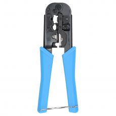 Обжимной инструмент для модульных разъемов, клещи электрика, DEDRA 1268 RJ45, RJ12, RJ11, 4P4C, 4P2C (1268)