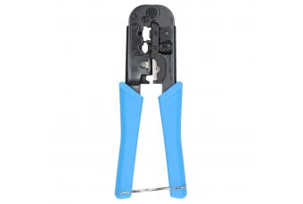 Обжимной инструмент для модульных разъемов, клещи электрика, DEDRA 1268 RJ45, RJ12, RJ11, 4P4C, 4P2C (1268)