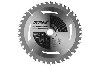 Дисковая пила по дереву сверхтонкая DEDRA HA16540E 40 зубьев, 165x16x1.0x1.6мм (HA16540E)