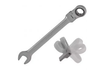 Ключ с трещоткой DEDRA 14GP53 19 мм CrV, с шарниром (14GP53)