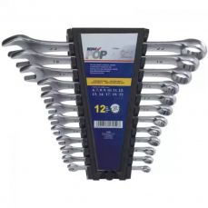 12 pcs combination spanner ROUGH MATT finish CrV set (1705K)