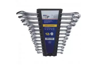 DEDRA 1705K 12 предметов Набор гаечных ключей CrV 6-14,17,19,22 мм (1705K)