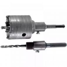 DEDRA DED1506-2 80 мм HM Корончатое сверло с SDS+ и держателем HEX (DED1506-2)