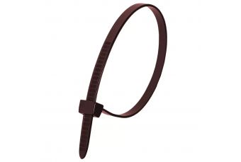 Коричневые нейлоновые кабельные стяжки DEDRA 11F36202 3,6x200мм (100шт) (11F36202)