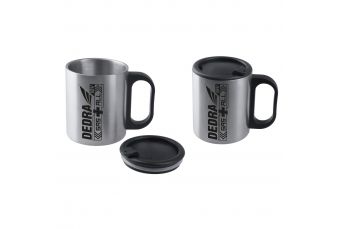 Чашка из нержавеющей стали с крышкой (DED69201)