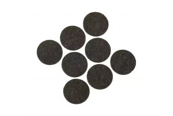 Самоклеящиеся войлочные подушечки DEDRA M311.202 8шт, круглые 25мм (M311.202)