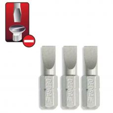 DEDRA 18A00SL550-03 плоские биты SL5.5x25мм, блистер 3шт (18A00SL550-03)