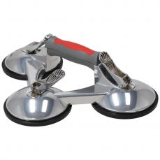 Triskaršs stiklu piesuceknis 3x118mm, maks. 180kg (DED06P13)