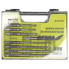 Набор сверл по бетону DEDRA 0704 5/6/x110, 2x8x110, 6/8/10x160, 10x210 SDS Plus (0704)