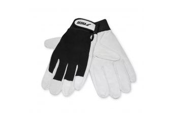 Safety gloves, pig grain leather, size 10, black (BH1010R10B)