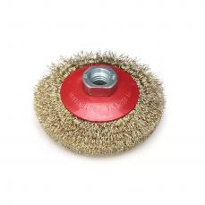 DEDRA F38-100 латунная щетка для колес, 100 мм, M14 (F38-100)