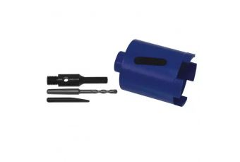 Komplekts: urbšanas kronis, sešsturains adapteris, piloturbis, dornis, diametrs 68 mm, garums 75 mm (H1220)