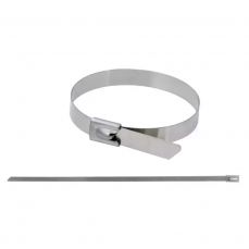 Стальные кабельные стяжки, металлическая лента, хомут DEDRA 11NB4680 4.6x680мм, SS304, 5шт. (11NB4680)