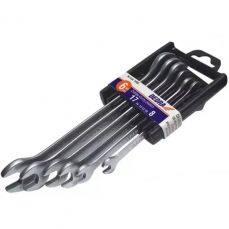 Double-open end spanner CrV set 8 pcs (1409)