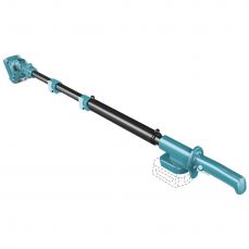 Телескопическая удлиняющая рукоятка, алюминиевая удлиняющая рукоятка, DEDRA SAS+ALL, удлиняющая рукоятка для пилы и резака, длина 2,7 м (DED70093)