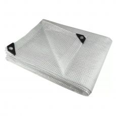 Брезент 4х5м, 100г/м2 прозрачный, усиленный (N09045)