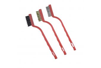 Набор 3-х рядных щеток, латунь, сталь, нейлон, 175мм (2001P70)