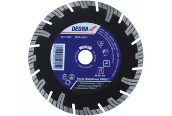 Алмазный турбодиск для строительных материалов DEDRA H1195 180ммx22,2мм (H1195)