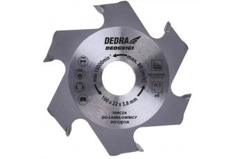 Ламельный диск 100x22 мм, 6 зубьев (DED69161)