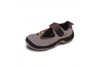 Safety sandals D2, nubuck PU, size: 47, cat.S1 SRC (BH9D2-47)