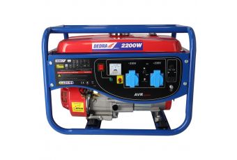 Генераторная установка, генератор DEDRA DEGB2510 мощность макс. 2,2кВт, 2200Вт, 2кВт 2000Вт мощность (DEGB2510)