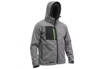 Куртка Softshell с капюшоном DEDRA BH61KS-XL размер: XL, 96% полиэстер+4% эластан (BH61KS-XL)