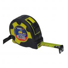 Измерительная лента DEDRA M583P 5м, 19мм, магнит, корпус ABS+резина, бирка (M583P)