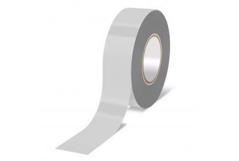 PVC elektriskas izolacijas lente balta krasa 19mmx10m (12VTB1910)