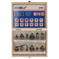 DEDRA 0780 Набор из 12 фасонных резцов с твердым сплавом (0780)