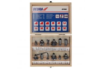DEDRA 0780 Набор из 12 фасонных резцов с твердым сплавом (0780)