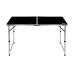 Saliekams tūrisma galds, komplekts ar 4 krēsliem, izmēri 120x60x54/60/70 cm (N1032)
