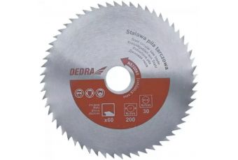 DEDRA HS14060 60 зубьев пильный диск для дерева, 140x20 мм (HS14060)