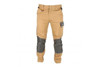 Защитные брюки DEDRA BH42SP-M M/50, 97% хлопок +3% эластан, зауженная линия 270г/м2 (BH42SP-M)