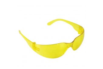 DEDRA BH1054 защитные очки из поликарбоната, желтые (BH1054)