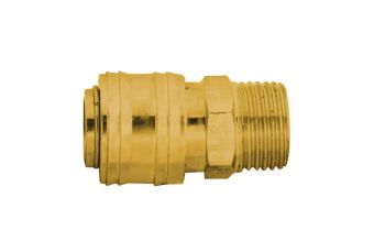 Быстросъемный ниппель для пневматики PANSAM A535303 внутренняя наружная резьба 1/4" (A535303)