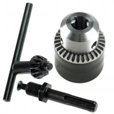 Набор сверлильных патронов DEDRA YKS022 - ключевой патрон, кейс для сверл (YKS022)