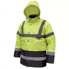 Atstarojoša siltinata jaka "parka" izmers S,dzeltena (BH80K3-S)