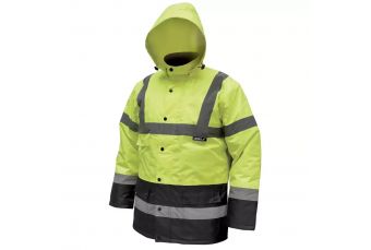 Утепленная куртка, парка, удлиненная куртка DEDRA BH80K3-S размер S, желтый (BH80K3-S)