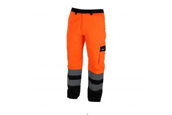 DEDRA BH81SP2-M светоотражающие защитные брюки, размер M, оранжевый (BH81SP2-M)