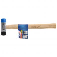 DEDRA 13M301 Молоток жестянщика из полиуретана/нейлона 28 мм, рукоятка из гикори (13M301)