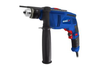 Ударная дрель DEDRA DED7958K 700 Вт, 0-2300 об/мин, гаечный патрон 13 мм (DED7958K)
