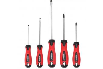 skruvgriežu komplekts 5 gab., CrV terauds (06A091)